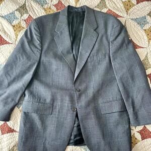 Ralph Lauren Chaps grey vintage wool blazer size 43 S